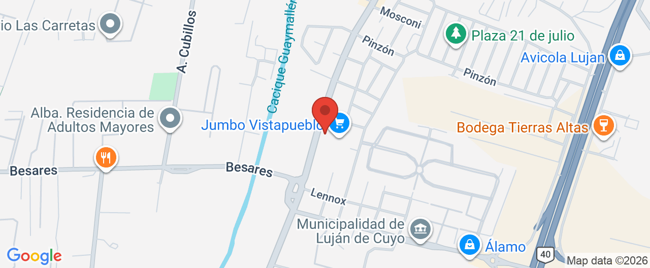 Mapa de la ubicación