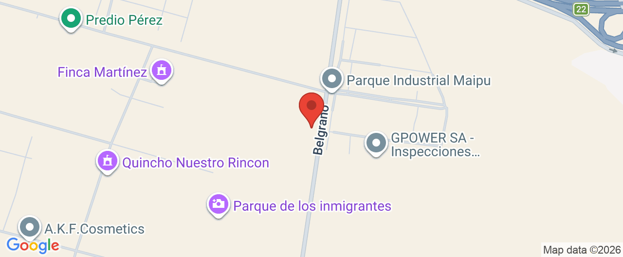 Mapa de la ubicación