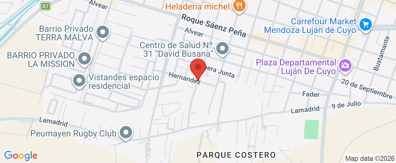 Mapa de la ubicación
