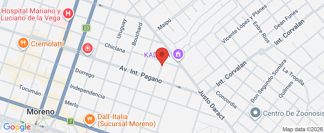 Mapa de la ubicación