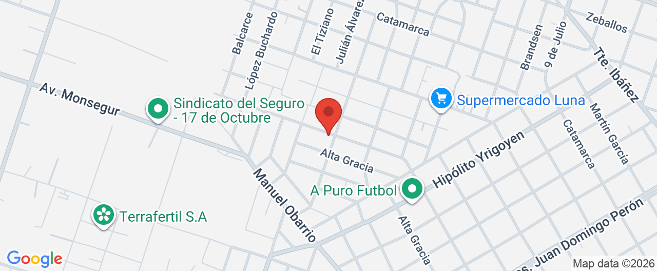 Mapa de la ubicación