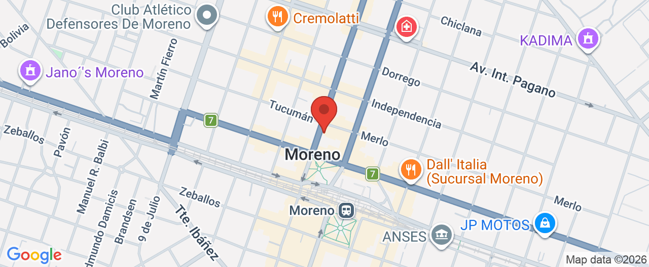 Mapa de la ubicación