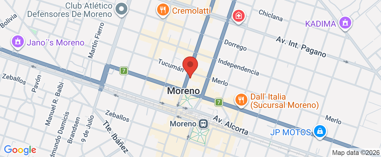 Mapa de la ubicación
