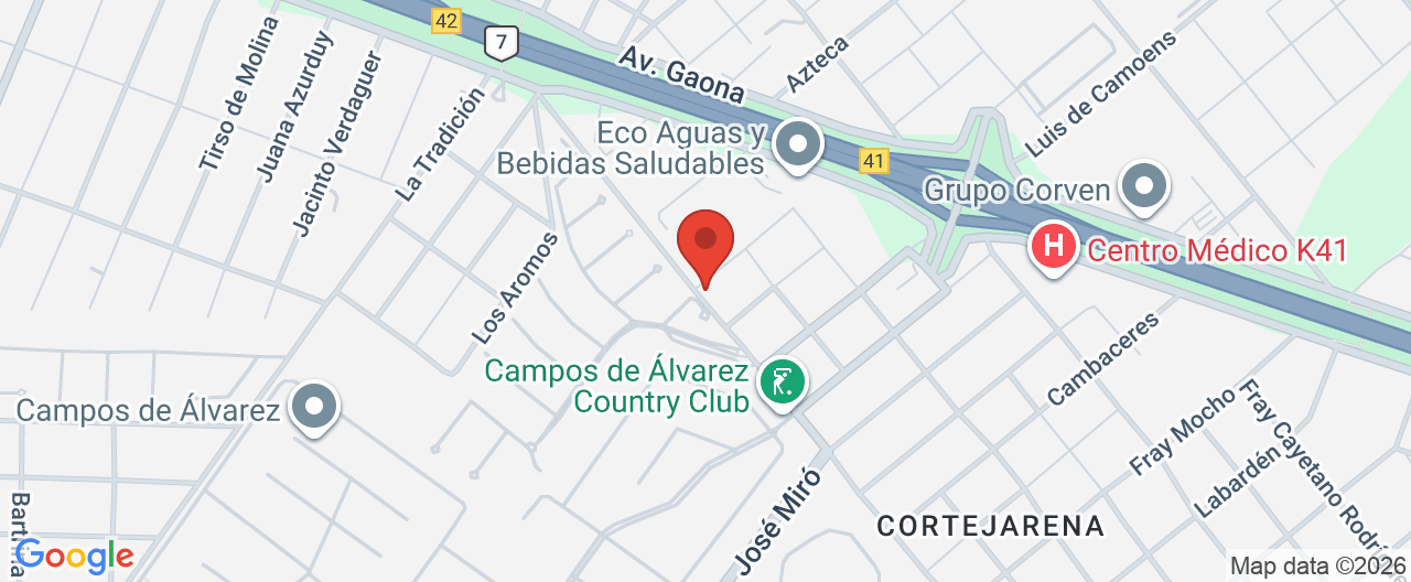 Mapa de la ubicación