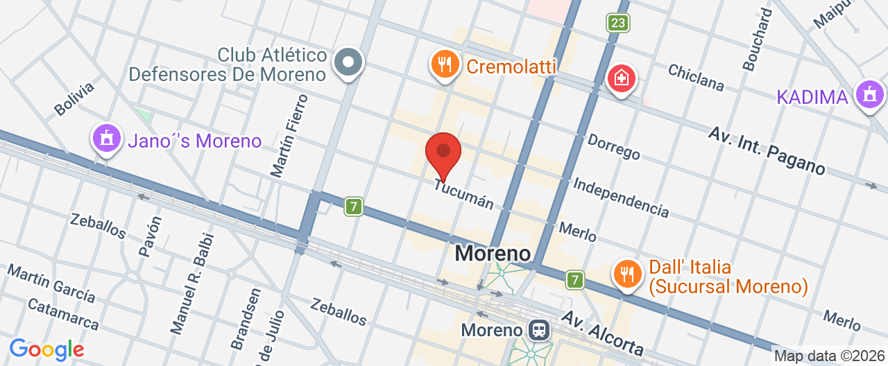 Mapa de la ubicación