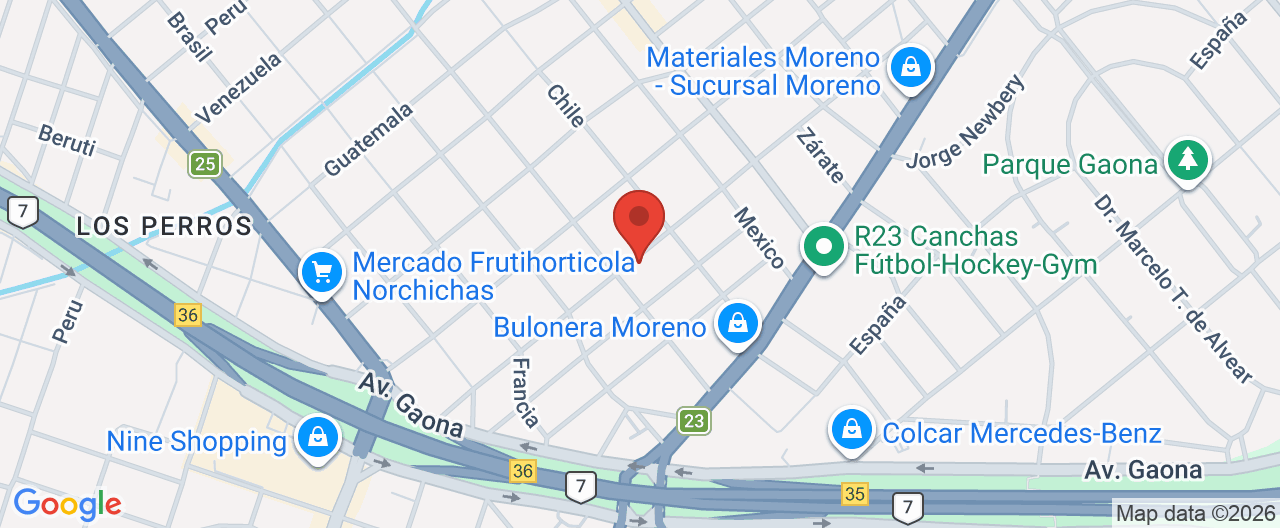 Mapa de la ubicación