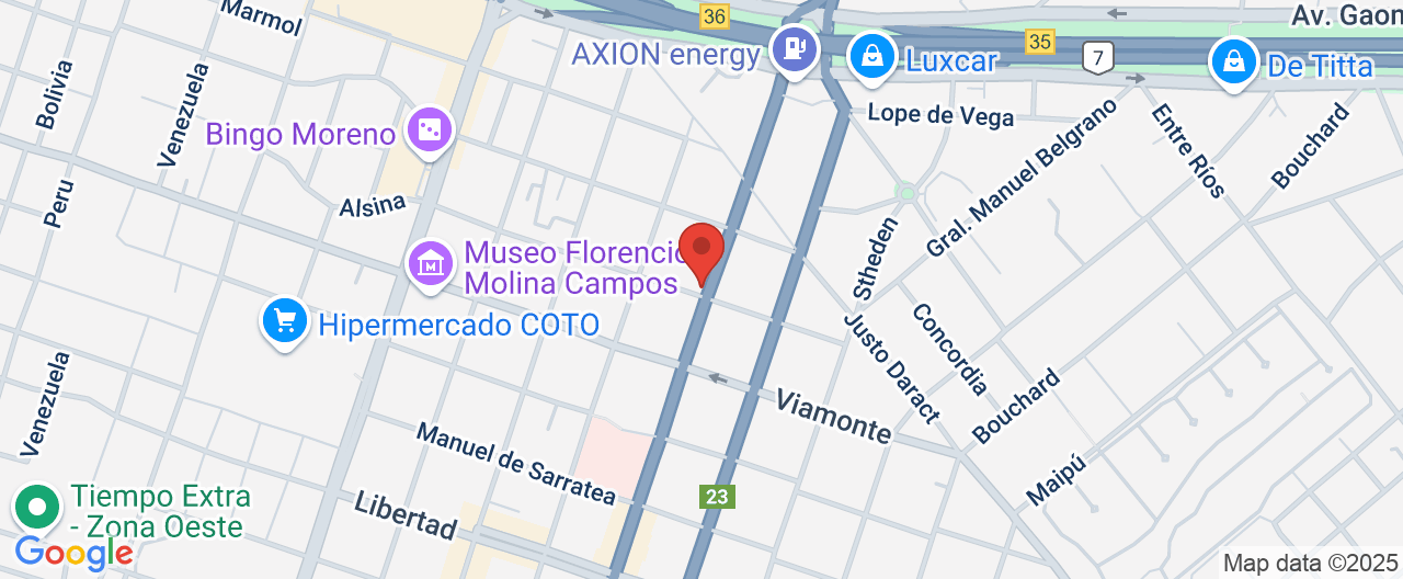 Mapa de la ubicación