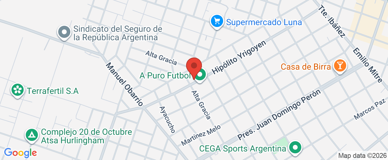 Mapa de la ubicación