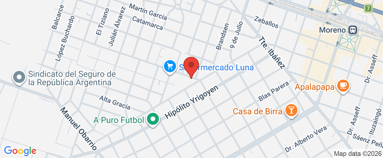 Mapa de la ubicación