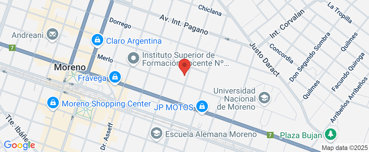 Mapa de la ubicación