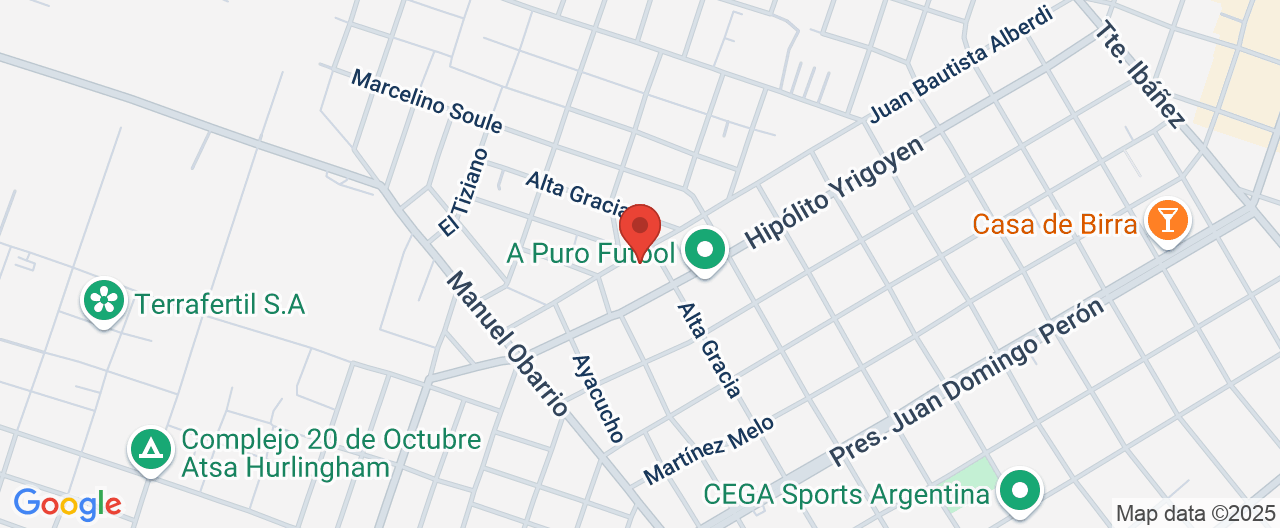 Mapa de la ubicación