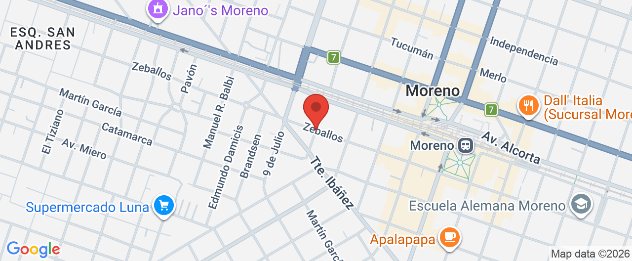Mapa de la ubicación