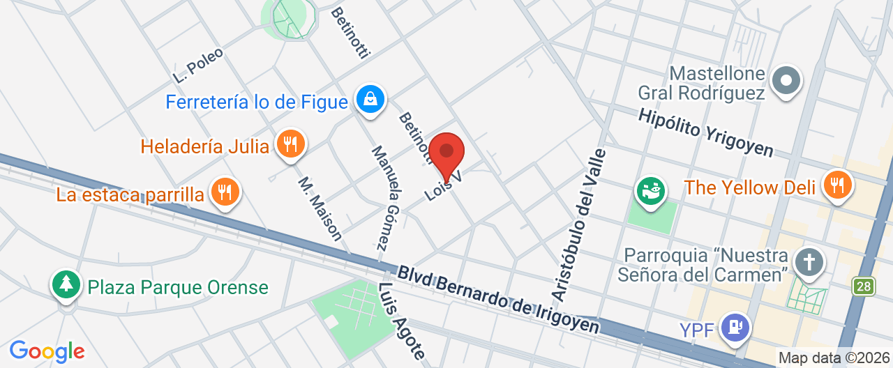 Mapa de la ubicación