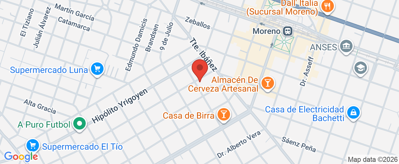 Mapa de la ubicación