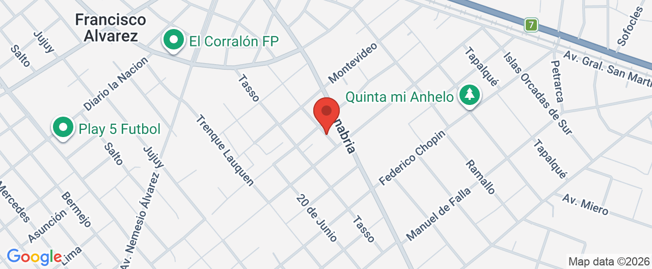 Mapa de la ubicación