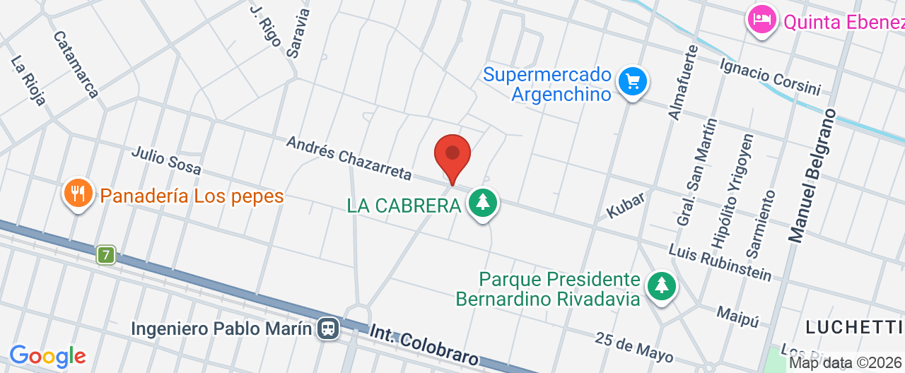 Mapa de la ubicación