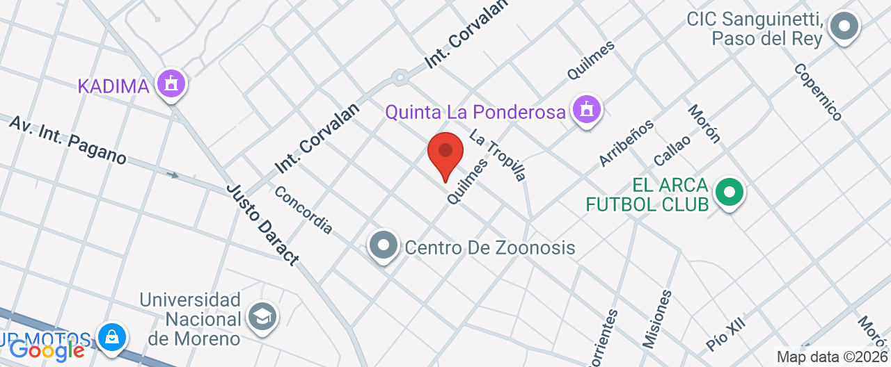 Mapa de la ubicación