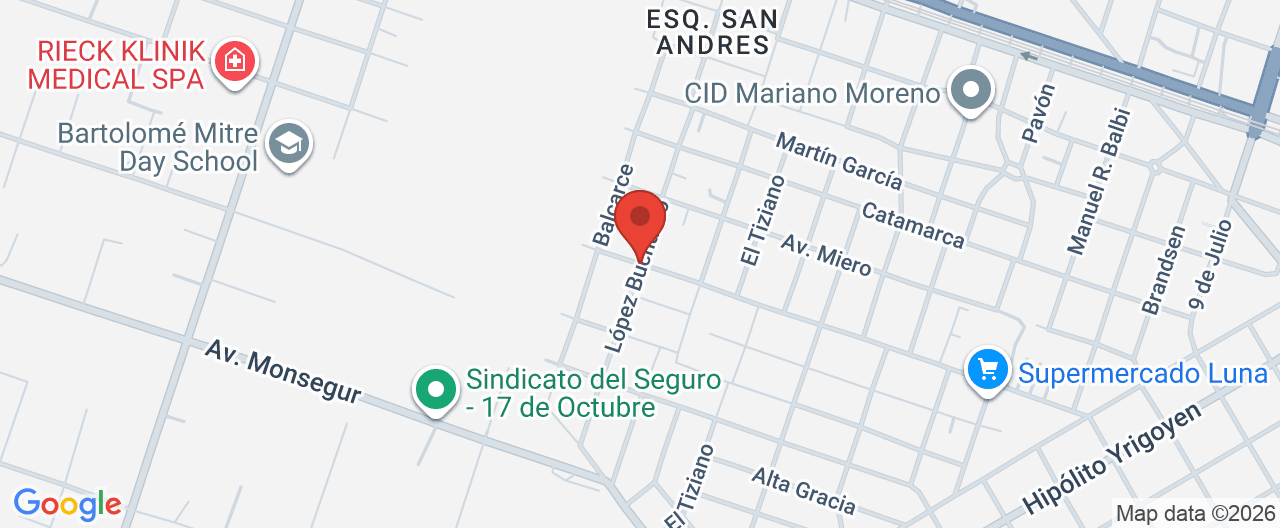 Mapa de la ubicación