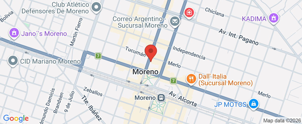 Mapa de la ubicación