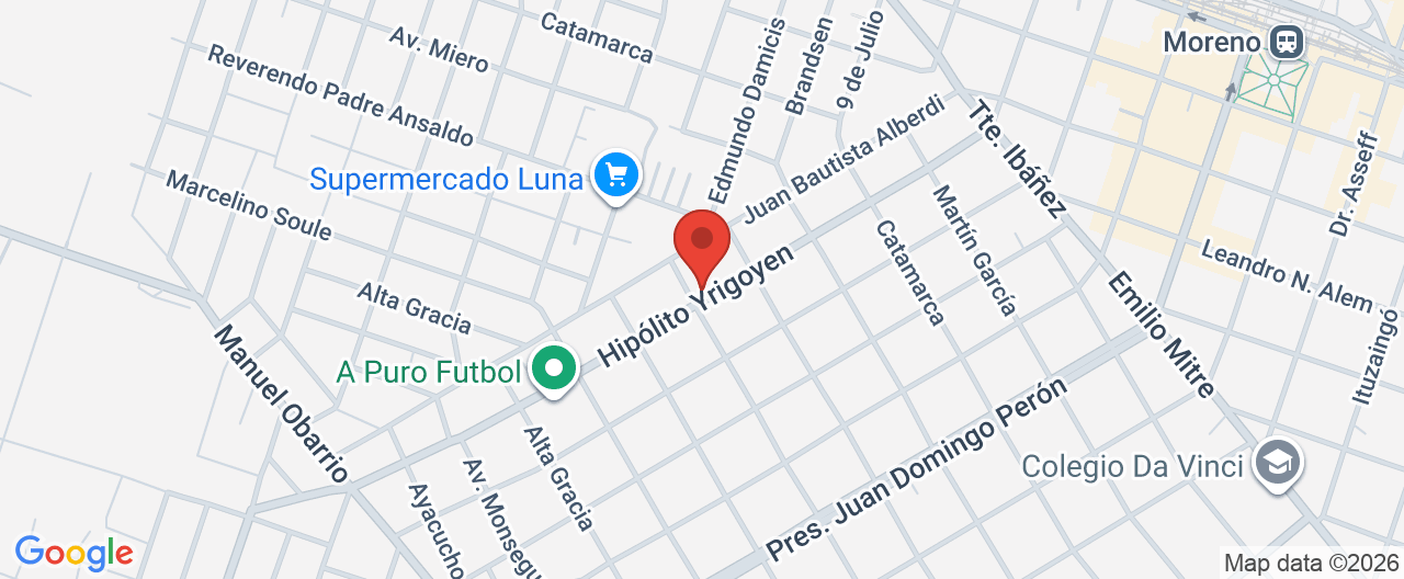Mapa de la ubicación