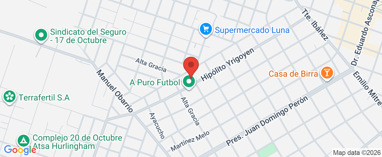 Mapa de la ubicación