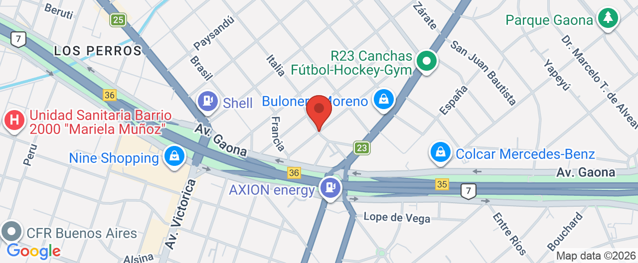 Mapa de la ubicación