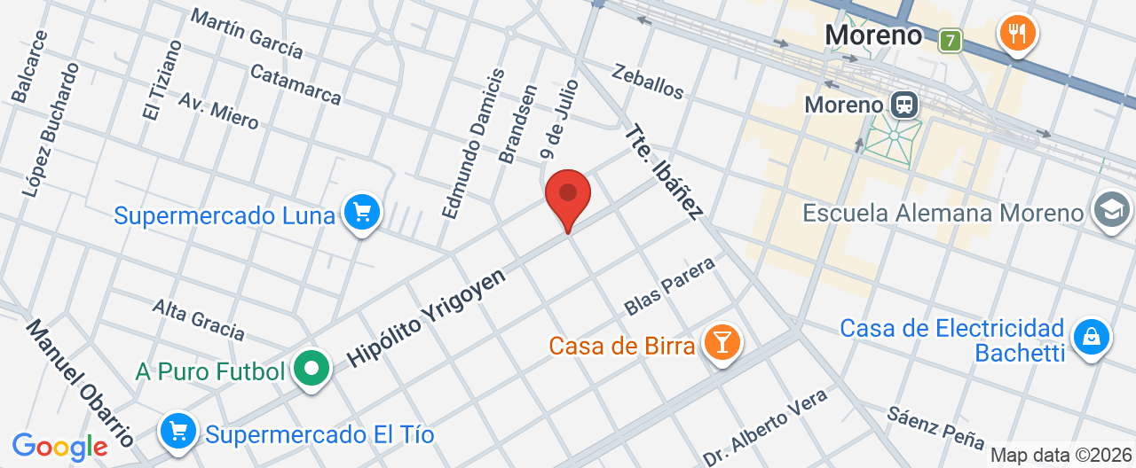 Mapa de la ubicación