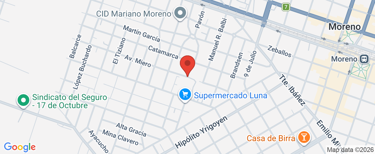 Mapa de la ubicación