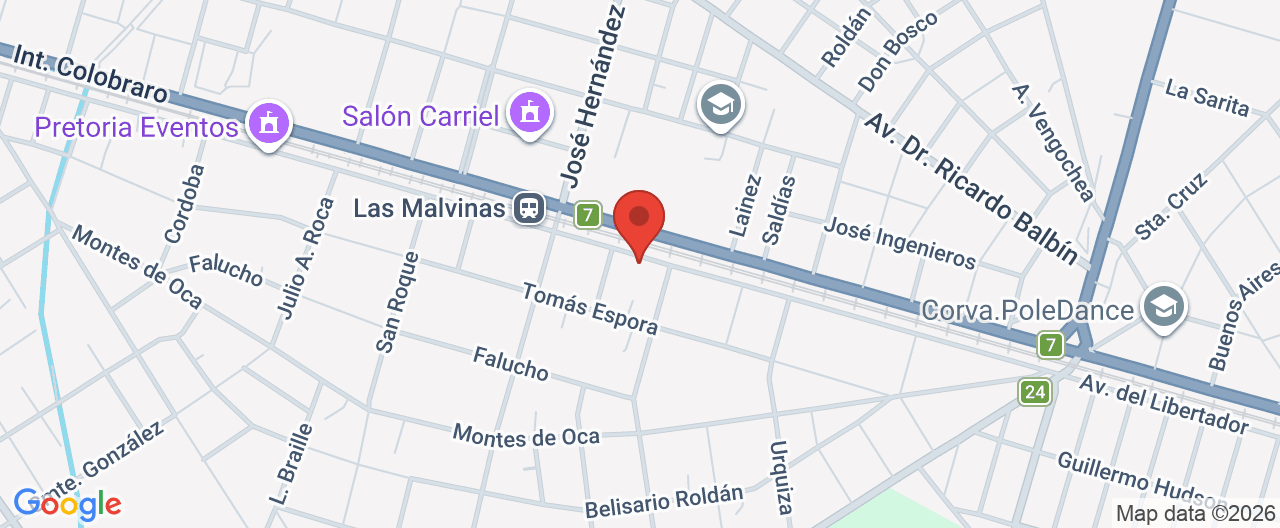 Mapa de la ubicación