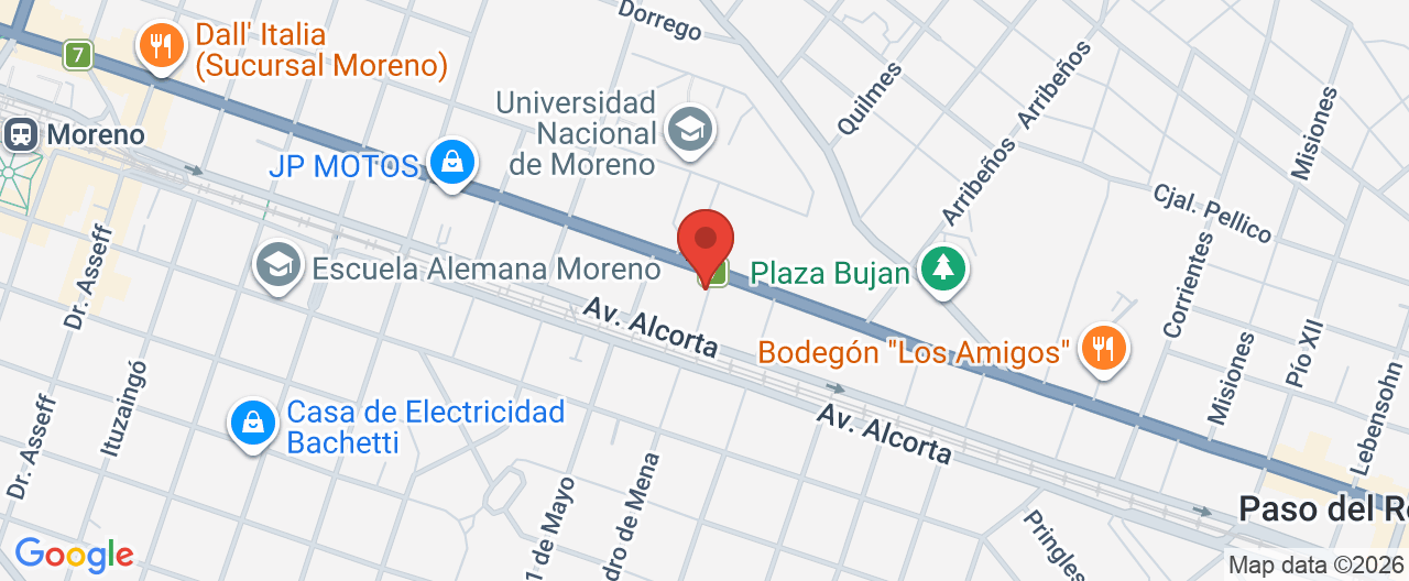 Mapa de la ubicación