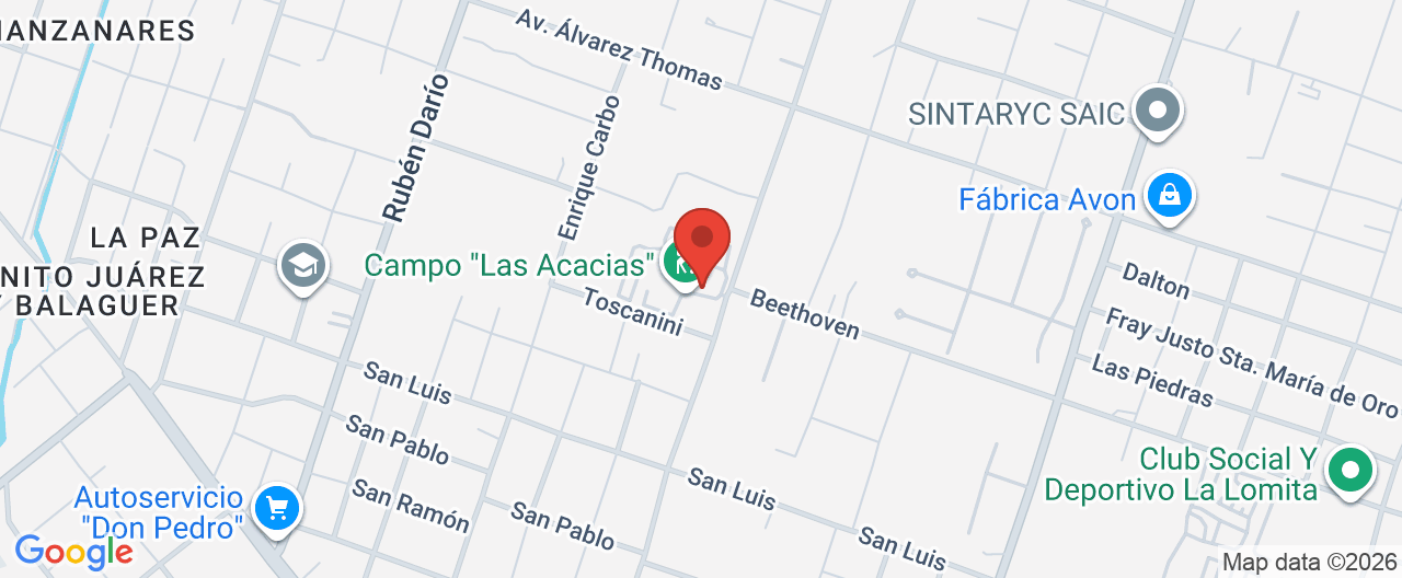 Mapa de la ubicación
