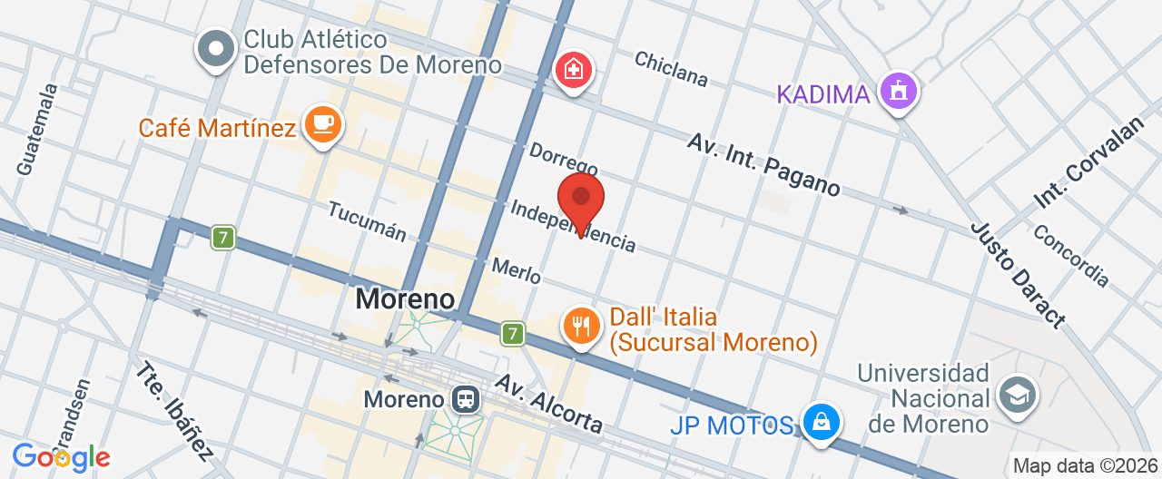 Mapa de la ubicación