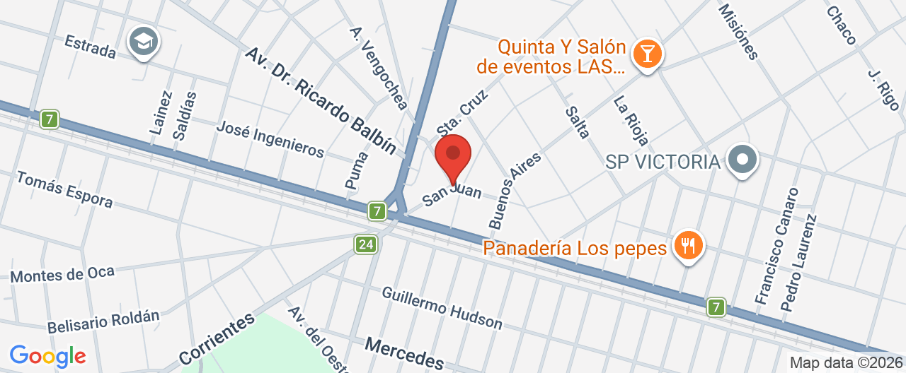 Mapa de la ubicación