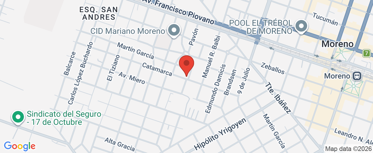 Mapa de la ubicación