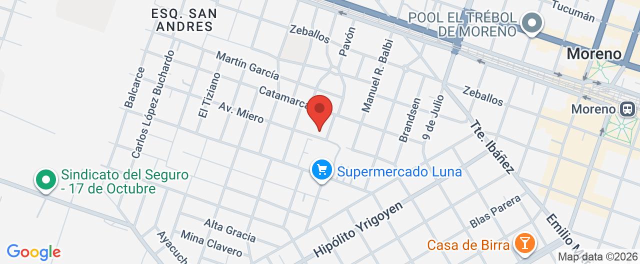 Mapa de la ubicación