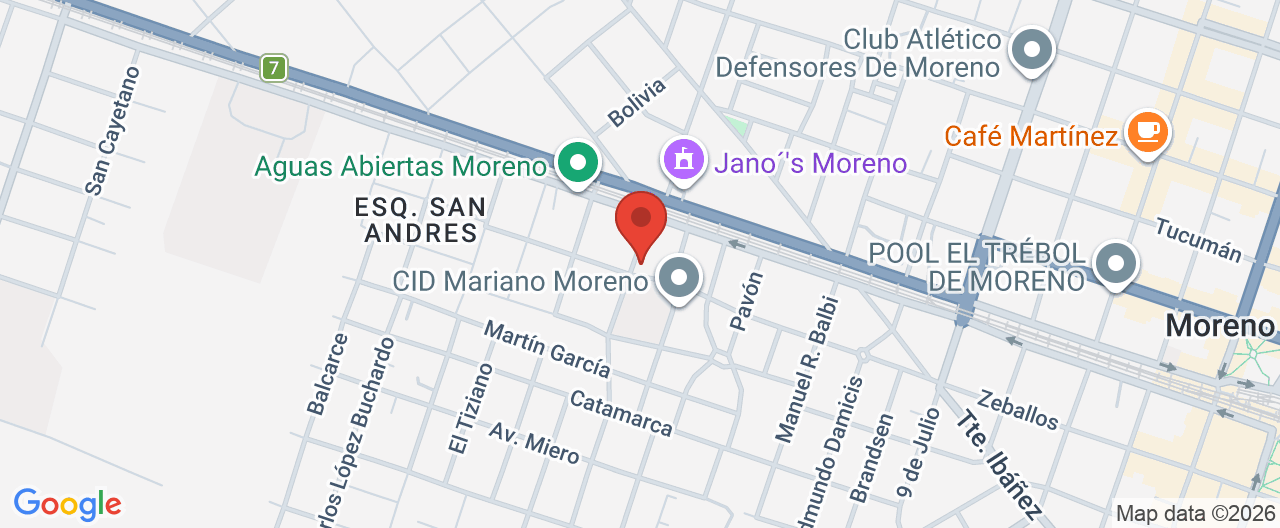Mapa de la ubicación