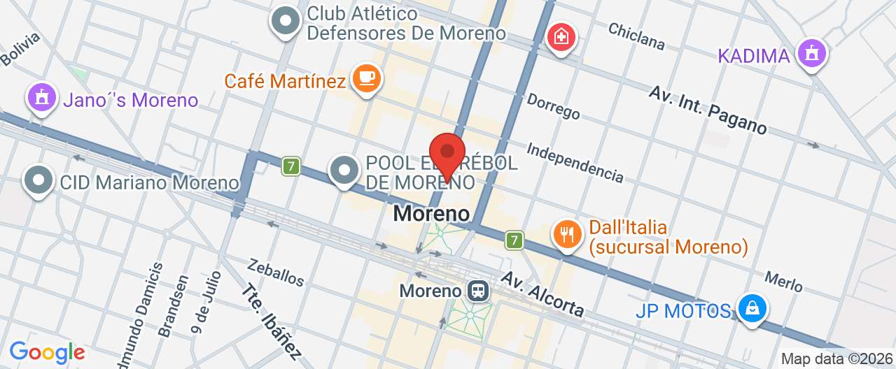 Mapa de la ubicación