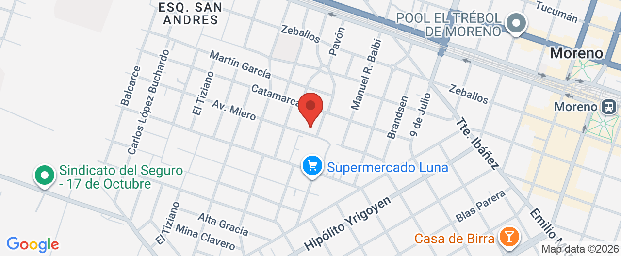 Mapa de la ubicación