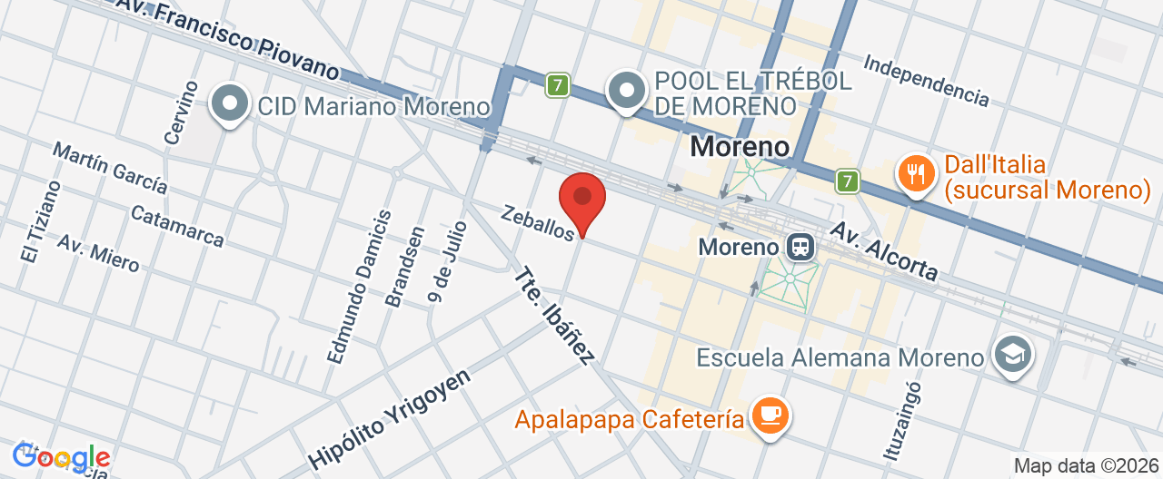 Mapa de la ubicación