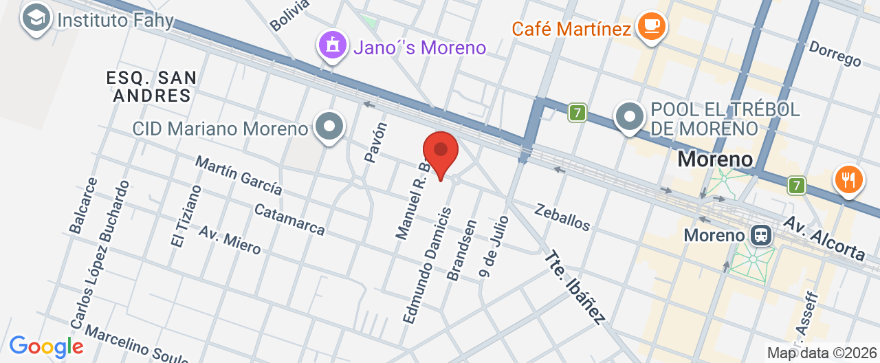 Mapa de la ubicación