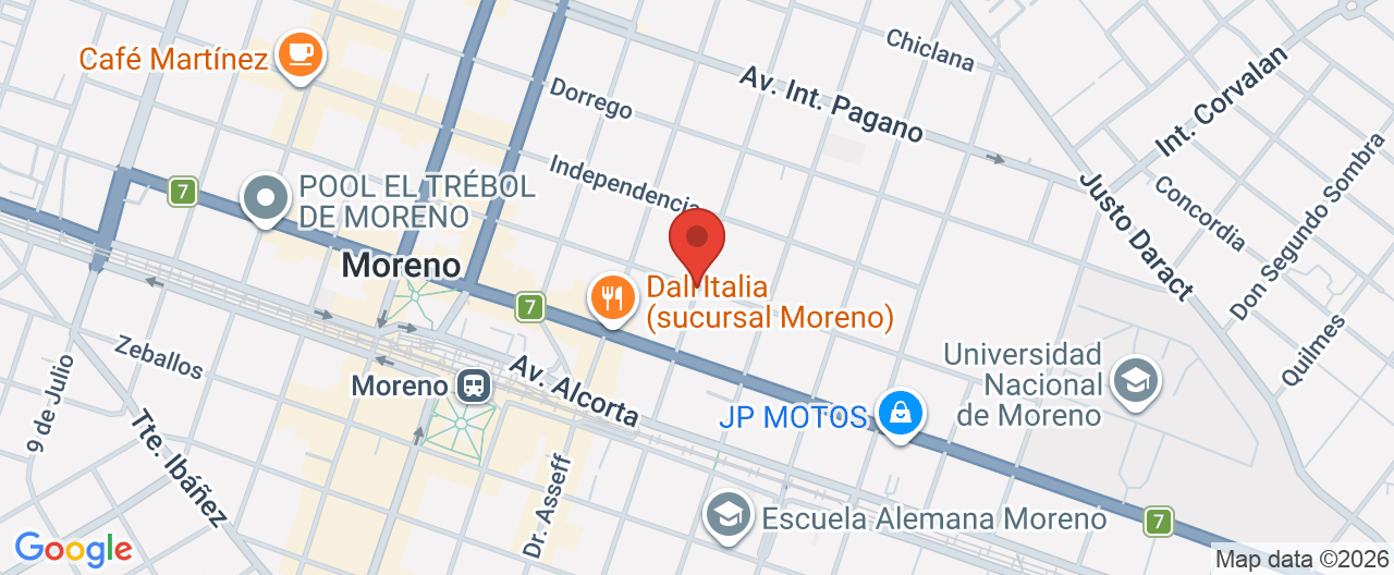 Mapa de la ubicación
