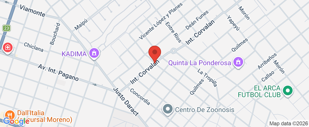 Mapa de la ubicación