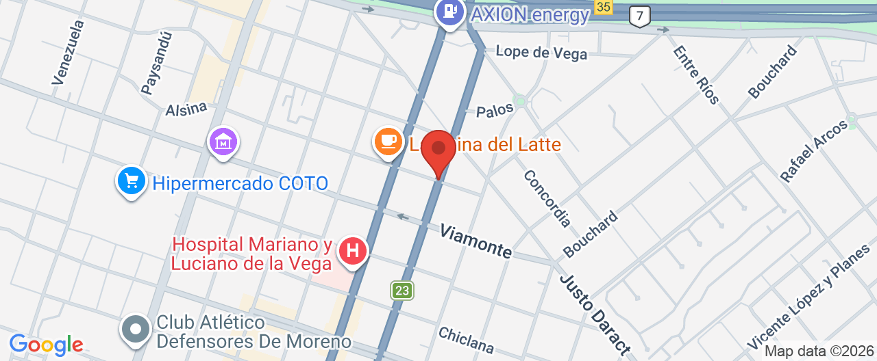 Mapa de la ubicación