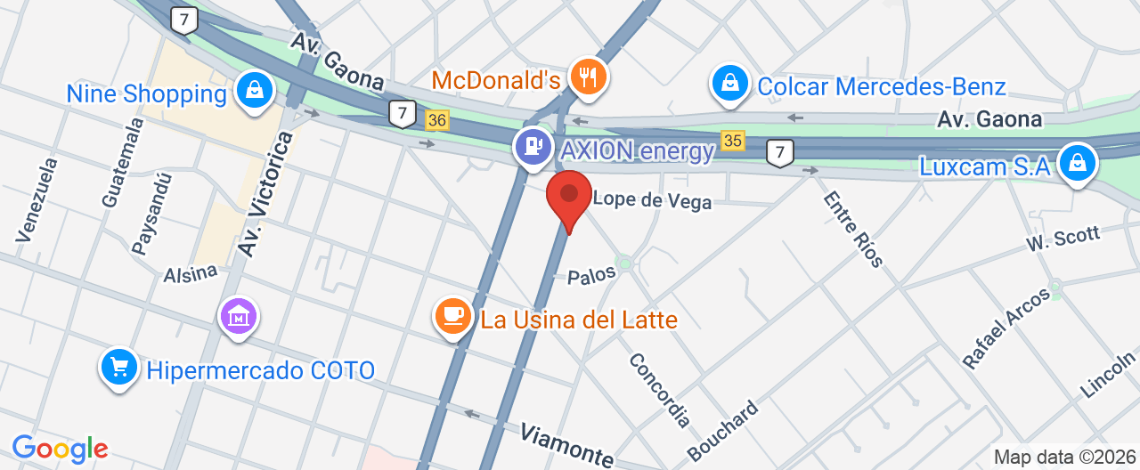 Mapa de la ubicación