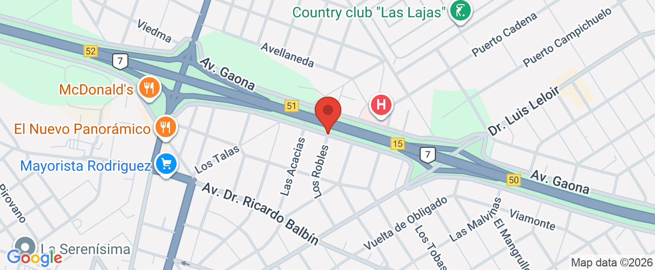Mapa de la ubicación