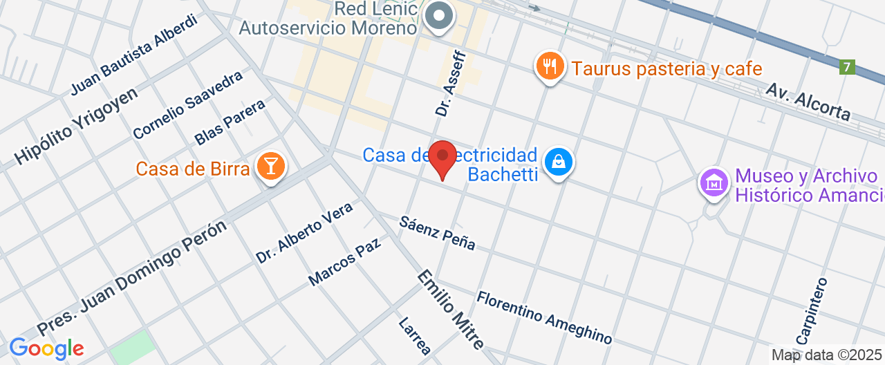 Mapa de la ubicación