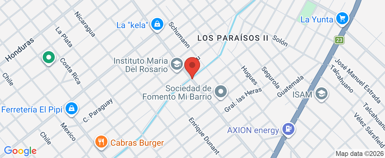 Mapa de la ubicación