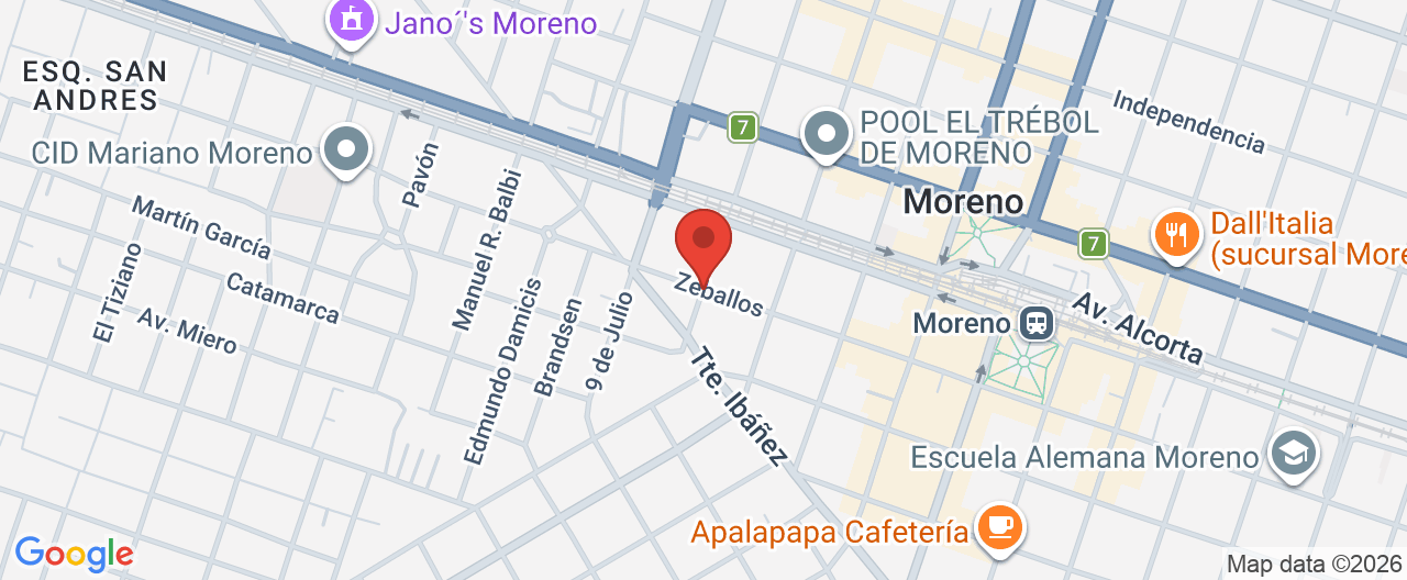 Mapa de la ubicación