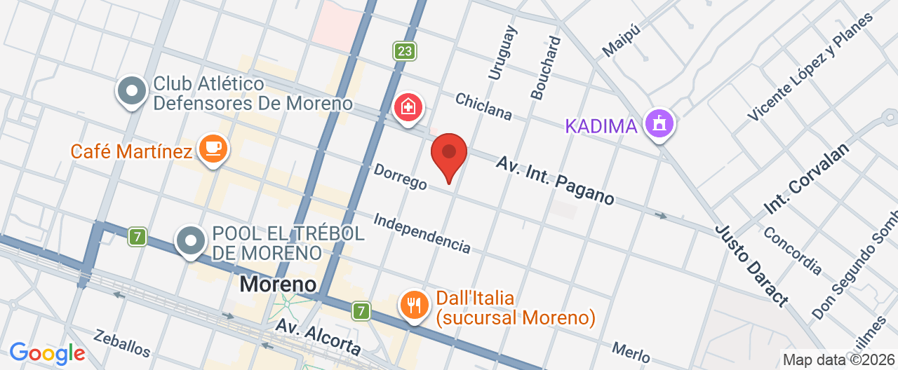 Mapa de la ubicación