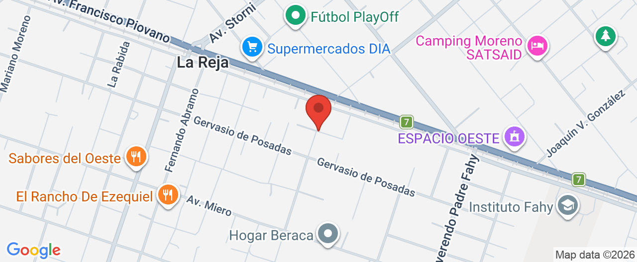 Mapa de la ubicación
